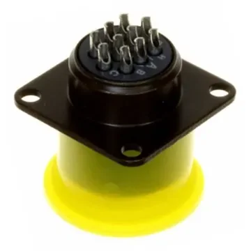 Souriau Sunbank by Eaton, 851, Copper Alloy 10 Way Cable Mount MIL Spec Circular Connector PlugGreen, Socket - 85102E1210S50 product image