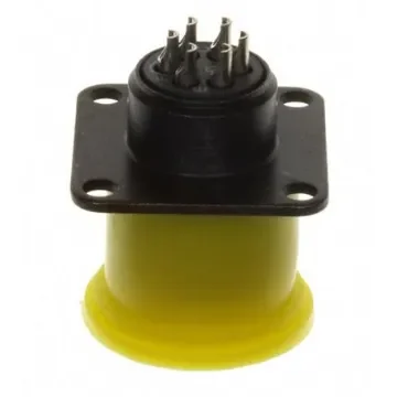 Souriau Sunbank by Eaton, 851, Copper Alloy 6 Way Cable Mount MIL Spec Circular Connector PlugGreen, Socket - 85102E106S50 product image