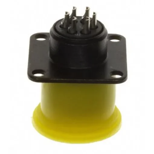 Souriau Sunbank by Eaton, 851, Copper Alloy 6 Way Cable Mount MIL Spec Circular Connector PlugGreen, Socket - 85102E106S50 product image