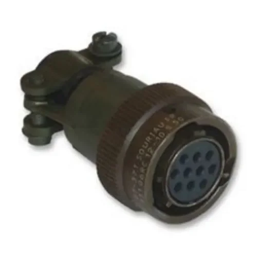 Souriau Sunbank by Eaton, 851, Copper Alloy 6 Way Cable Mount MIL Spec Circular Connector ReceptacleGreen, Socket - 85106RC106S50 product image