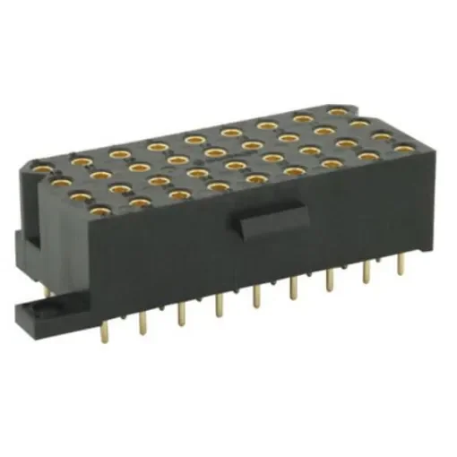 Souriau Sunbank by Eaton SMS Series Straight PCB Mount PCB Socket, 36-Contact, 4-Row, 5.08mm Pitch, Solder Termination - SMS36GE3 product image