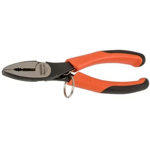 Bahco Combination Pliers, 160 mm Overall, Straight Tip, 33mm Jaw - TAH2628G-160 product image