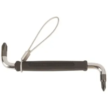 Bahco Phillips Right Angle Screwdriver, PH1, PH2 Tip, 20 mm Blade, 100 mm Overall - TAH2047PR-1-2 product image