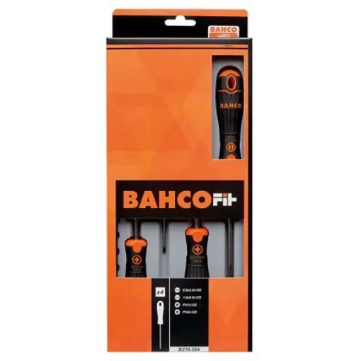 Bahco B219.004 Phillips; Slotted Screwdriver Set, 4-Piece product image