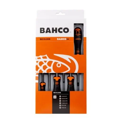 Bahco B219.006 Phillips; Slotted Screwdriver Set, 6-Piece product image