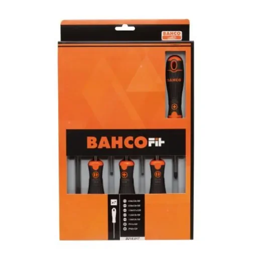 Bahco B219.017 Phillips; Slotted Screwdriver Set, 7-Piece product image
