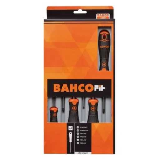 Bahco B219.026 Phillips; Pozidriv; Slotted Screwdriver Set, 6-Piece product image