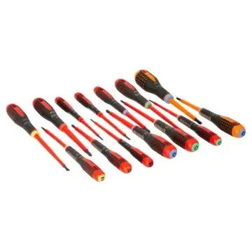Bahco Phillips; Pozidriv; Slotted; Torx Insulated Screwdriver Set, 14-Piece - BE-9876S product image