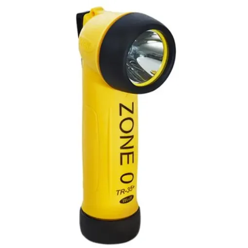 Wolf Safety ATEX, IECEx LED Torch Yellow 130 lm, 200 mm - TR-35+ product image