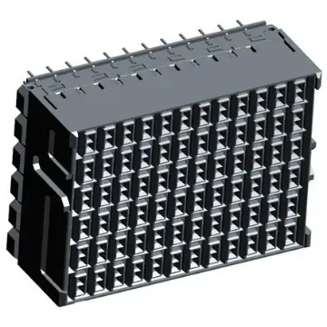 TE Connectivity, STRADA Whisper 2.5 (Column) mm, 3.9 (Row) mm Pitch High Speed Backplane Connector, Female, Straight, 6 - 2187626-1 product image
