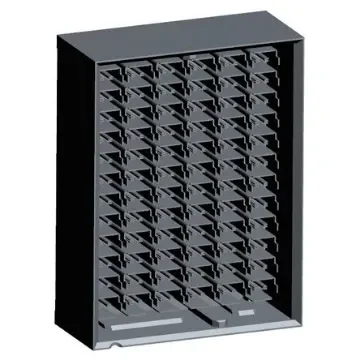 TE Connectivity, STRADA Whisper 3.9mm Pitch High Speed Backplane Connector, Female, Straight, 6 Column, 12 Row, 72 Way - 2187544-1 product image