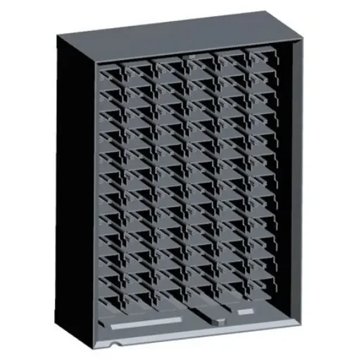 TE Connectivity, STRADA Whisper 3.9mm Pitch High Speed Backplane Connector, Female, Straight, 6 Column, 12 Row, 72 Way - 2187544-1 product image