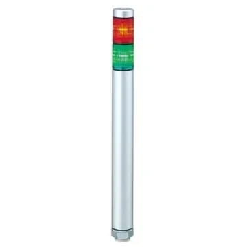 Patlite MP Series Coloured Signal Tower, 2 Lights, 24 V ac/dc, Direct Mount - MP-202-RG product image