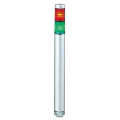Patlite MP Series Coloured Signal Tower, 2 Lights, 24 V ac/dc, Direct Mount - MP-202-RG product image