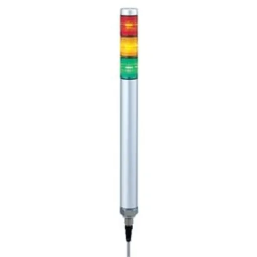 Patlite MP Series Coloured Signal Tower, 3 Lights, 24 V ac/dc, Direct Mount - MP-302C-RYG product image