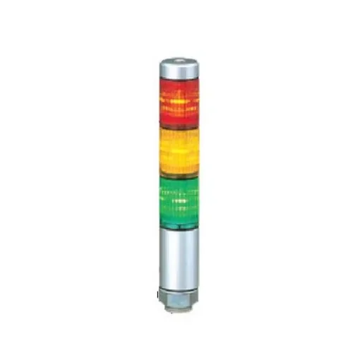Patlite MPS Series Coloured Signal Tower, 3 Lights, 24 V ac/dc, Direct Mount - MPS-302-RYG product image