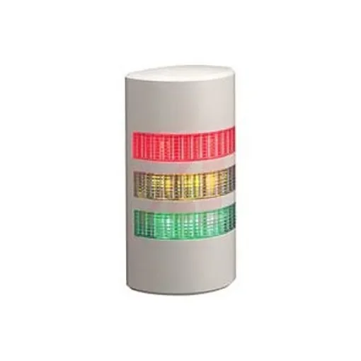 Patlite WEP Series Clear Buzzer Signal Tower, 3 Lights, 24 V ac/dc, Wall Mount - WEP-302FB-RYG product image