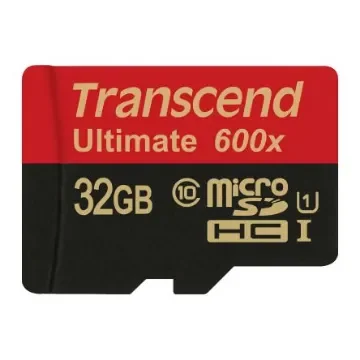 Transcend 32 GB MicroSDHC Micro SD Card, Class 10, UHS-1 U1 - TS32GUSDHC10U1 product image