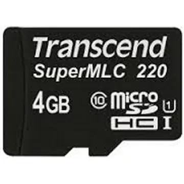 Transcend 4 GB Industrial MicroSDHC Micro SD Card, Class 10, UHS-1 U1 - TS4GUSD220I product image