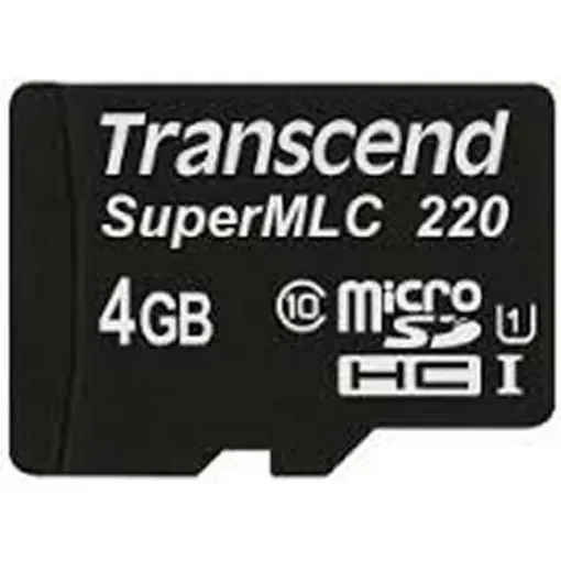Transcend 4 GB Industrial MicroSDHC Micro SD Card, Class 10, UHS-1 U1 - TS4GUSD220I product image