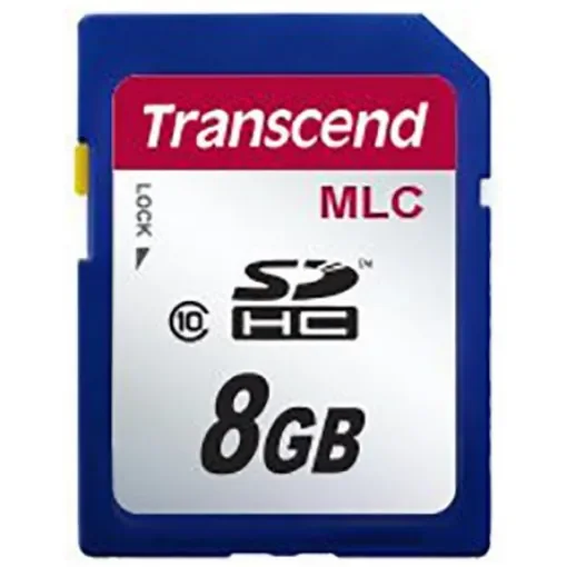 Transcend 8 GB Industrial SDHC SD Card, Class 10 - TS8GSDHC10M product image