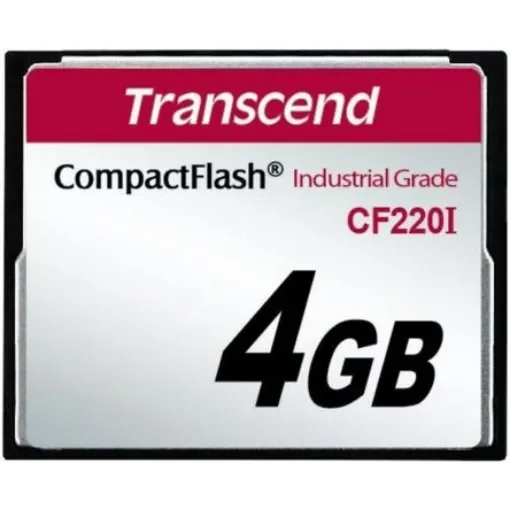 Transcend CF220I CompactFlash Industrial 4 GB SLC Compact Flash Card - TS4GCF220I product image