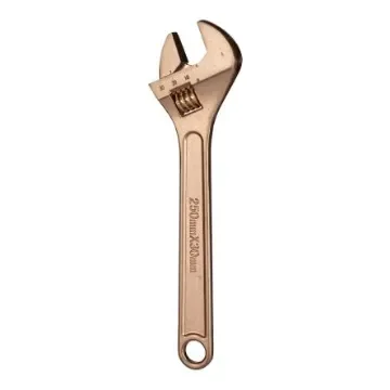 Bahco Adjustable Spanner, 250 mm Overall, 30mm Jaw Capacity, Metal Handle, Non-Sparking - NSB001-250 product image