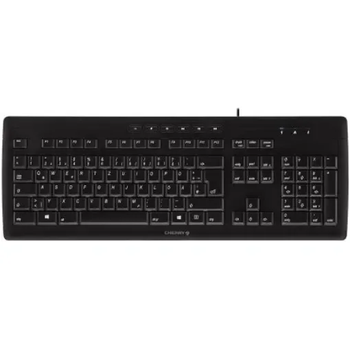 Cherry Stream 3.0 Keyboard Wired USB Keyboard, QWERTZ (German), Black - JK-8500DE-2 product image