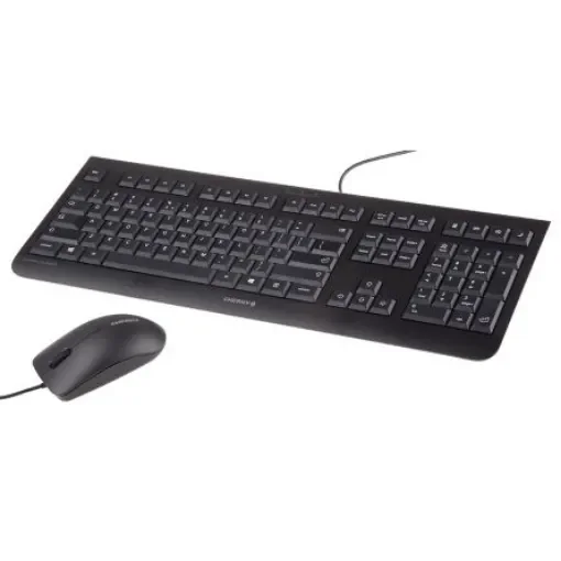 Cherry DC 2000 Wired Keyboard and Mouse Set, QWERTY (US), Black - JD-0800EU-2 product image