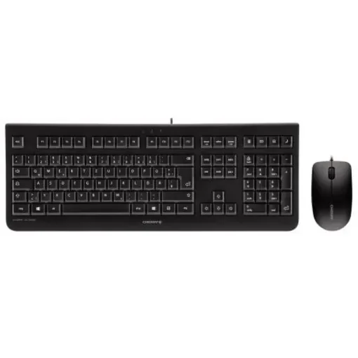 Cherry DC 2000 Wired Keyboard and Mouse Set, QWERTZ, Black - JD-0800DE-2 product image