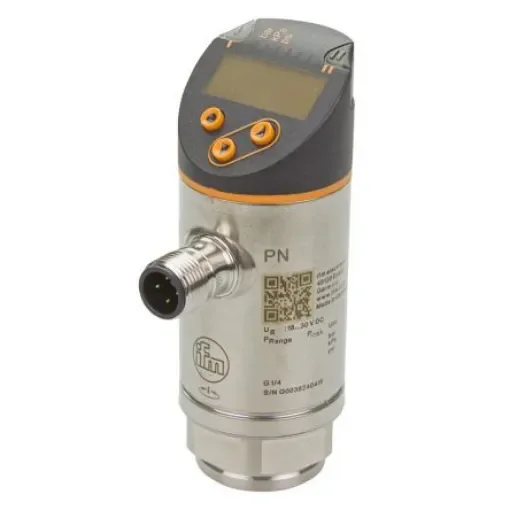 ifm electronic Pressure Sensor, 0bar Min, 250bar Max, Analogue + PNP-NO/NC Programmable Output, Relative Reading - PN3071 product image