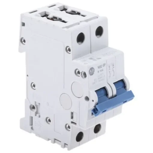 Allen Bradley 1492 1492-SPM MCB, 2P, 10A Curve B, 277V AC, 96V DC, 10 kA Breaking Capacity - 1492-SPM2B100 product image