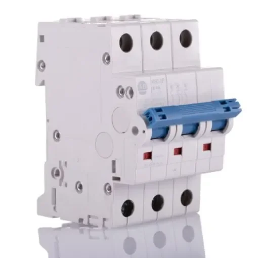 Allen Bradley 1492 1492-SPM MCB, 3P, 4A Curve B, 277V AC, 10 kA Breaking Capacity - 1492-SPM3B040 product image