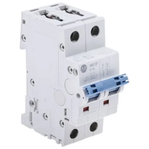 Allen Bradley 1492 1492-SPM MCB, 2P, 2A Curve C, 277V AC, 96V DC, 10 kA Breaking Capacity - 1492-SPM2C020 product image