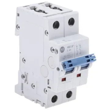 Allen Bradley 1492 1492-SPM MCB, 2P, 4A Curve C, 277V AC, 96V DC, 10 kA Breaking Capacity - 1492-SPM2C040 product image