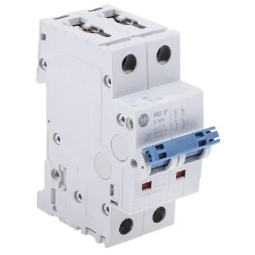 Allen Bradley 1492 1492-SPM MCB, 2P, 10A Curve C, 277V AC, 96V DC, 10 kA Breaking Capacity - 1492-SPM2C100 product image
