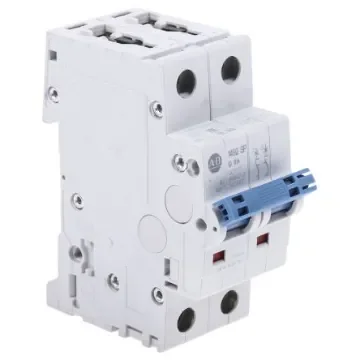 Allen Bradley 1492 1492-SPM MCB, 2P, 6A Curve D, 277V AC, 96V DC, 10 kA Breaking Capacity - 1492-SPM2D060 product image