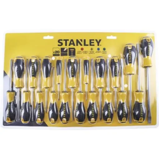 Stanley Phillips; Pozidriv; Slotted; Torx Screwdriver Set, 20-Piece - STHT0-60213 product image