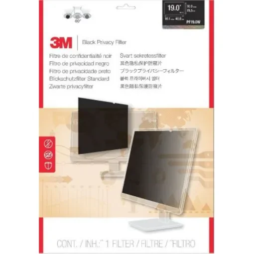 3M Touch Screen Compatible 19in Privacy screen - PF19.0W product image