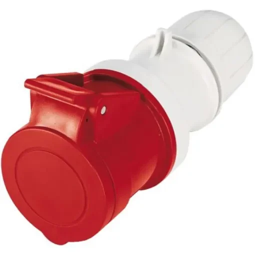 Scame IP44 Red Cable Mount 3P + N + E Industrial Power Socket, Rated At 63A, 415 V - 313.6347 product image