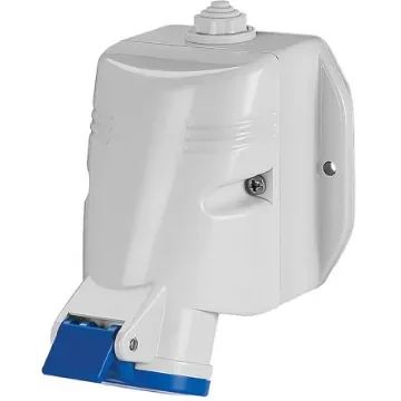 Scame IP44 Blue Wall Mount 2P + E Industrial Power Socket, Rated At 16A, 230 V - 513.1653T product image