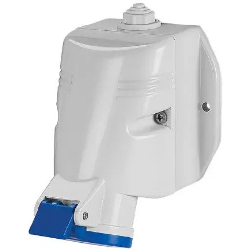 Scame IP44 Blue Wall Mount 2P + E Industrial Power Socket, Rated At 32A, 230 V - 513.3253T product image