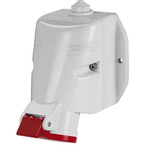 Scame IP44 Red Wall Mount 3P + E Industrial Power Socket, Rated At 32A, 415 V - 513.3256T product image