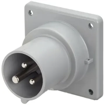 Scame IP44 Blue Panel Mount 2P + E Industrial Power Plug, Rated At 32A, 230 V - 243.3293 product image