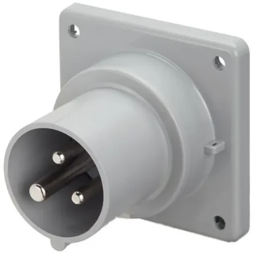 Scame IP44 Blue Panel Mount 2P + E Industrial Power Plug, Rated At 32A, 230 V - 243.3293 product image