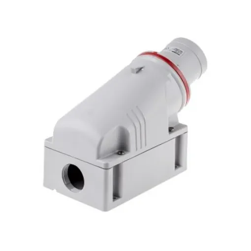 Scame IP44 Red Wall Mount 3P + E Industrial Power Plug, Rated At 63A, 415 V - 240.6396T product image