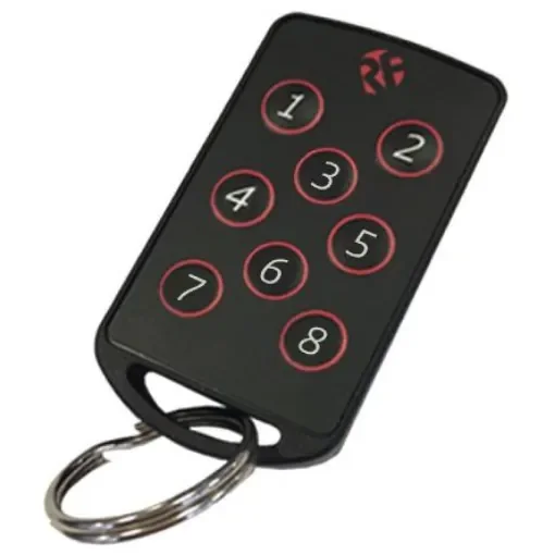 RF SolutionsFOBBER-8T8 8 Button Remote Control Fob, 869.5MHz product image