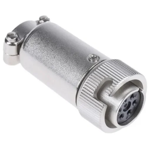 Hirose Circular Connector, 6 Contacts, Cable Mount, Miniature Connector, Plug, Female, RM Series - RM12BPE-6S(81) product image