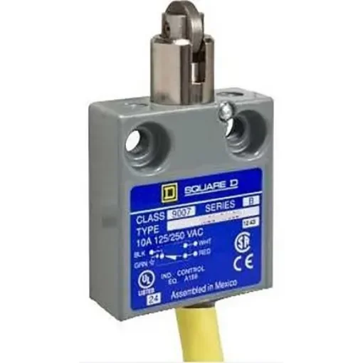 Telemecanique Sensors Plunger Limit Switch, NO/NC, IP67, SPDT-DB, Die Cast Zinc Housing, 240V ac Max, 10A Max - 9007ML03S0100 product image