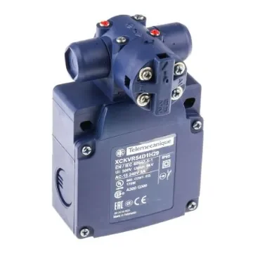 Telemecanique Sensors OsiSense XC Series Rod Limit Switch, 2NC, IP65, 4P, Plastic Housing, 240V ac Max, 10A Max - XCKVR54D1H29 product image
